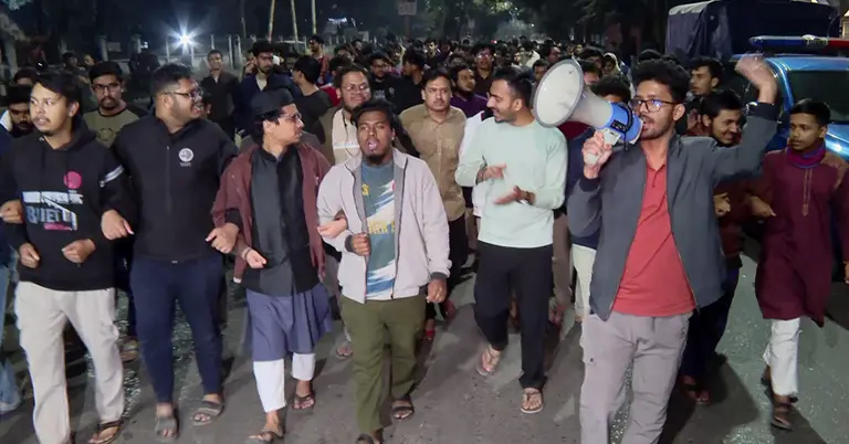 বুয়েট শিক্ষার্থীদের মিছিল